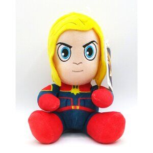 Kidrobot Phunny Series Captain Marvel Plush Super Hero 8" Inch Figure New